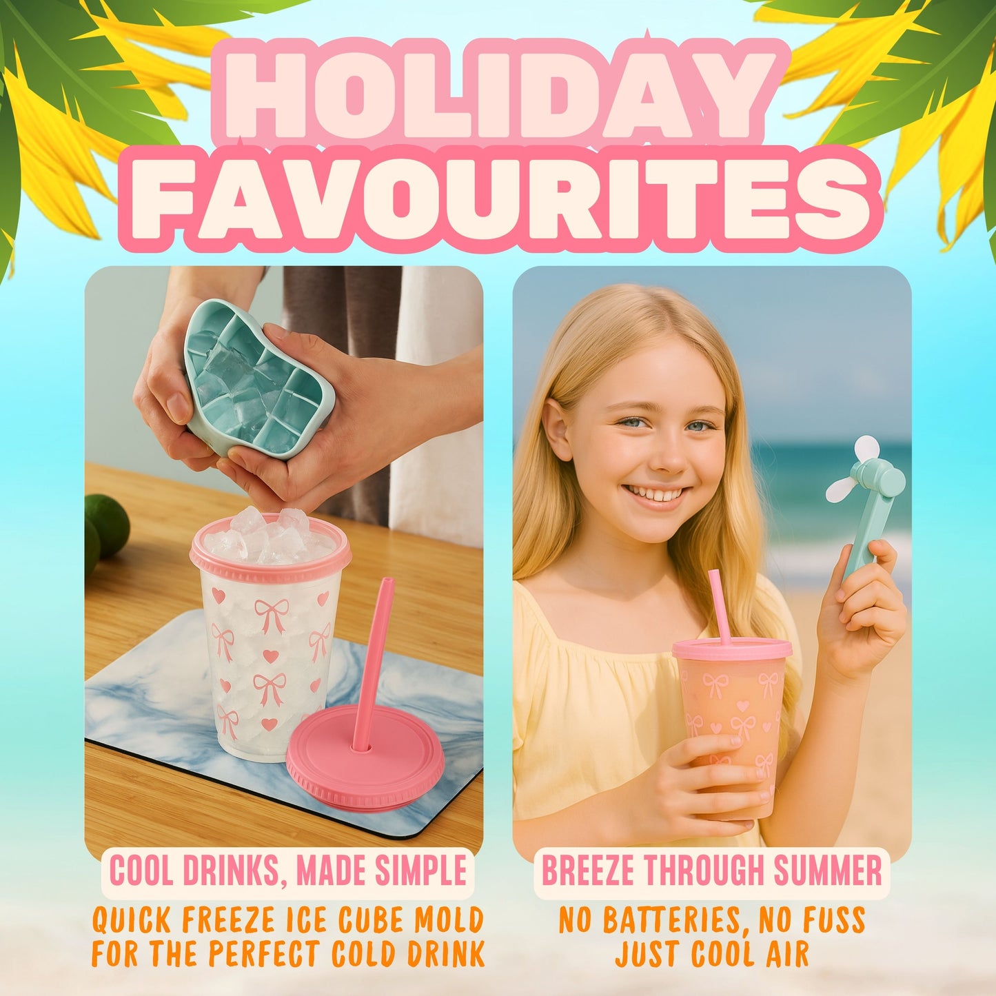 Pamper Hamper Gift Set – Summer Holiday Essentials for Girls & Teens