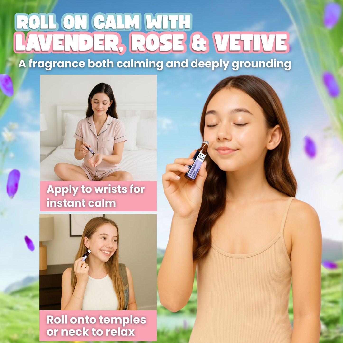 Breath & Believe Mindfulness Gift Set for Teen Girls – Anxiety Relief Necklace, Fidget Ring, Journal & Sleep Mask