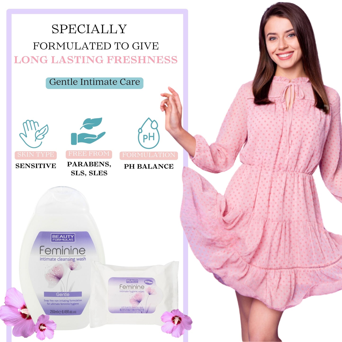 Intimate Wash Bundle - Feminine Wash, Wipes & Period Tracker