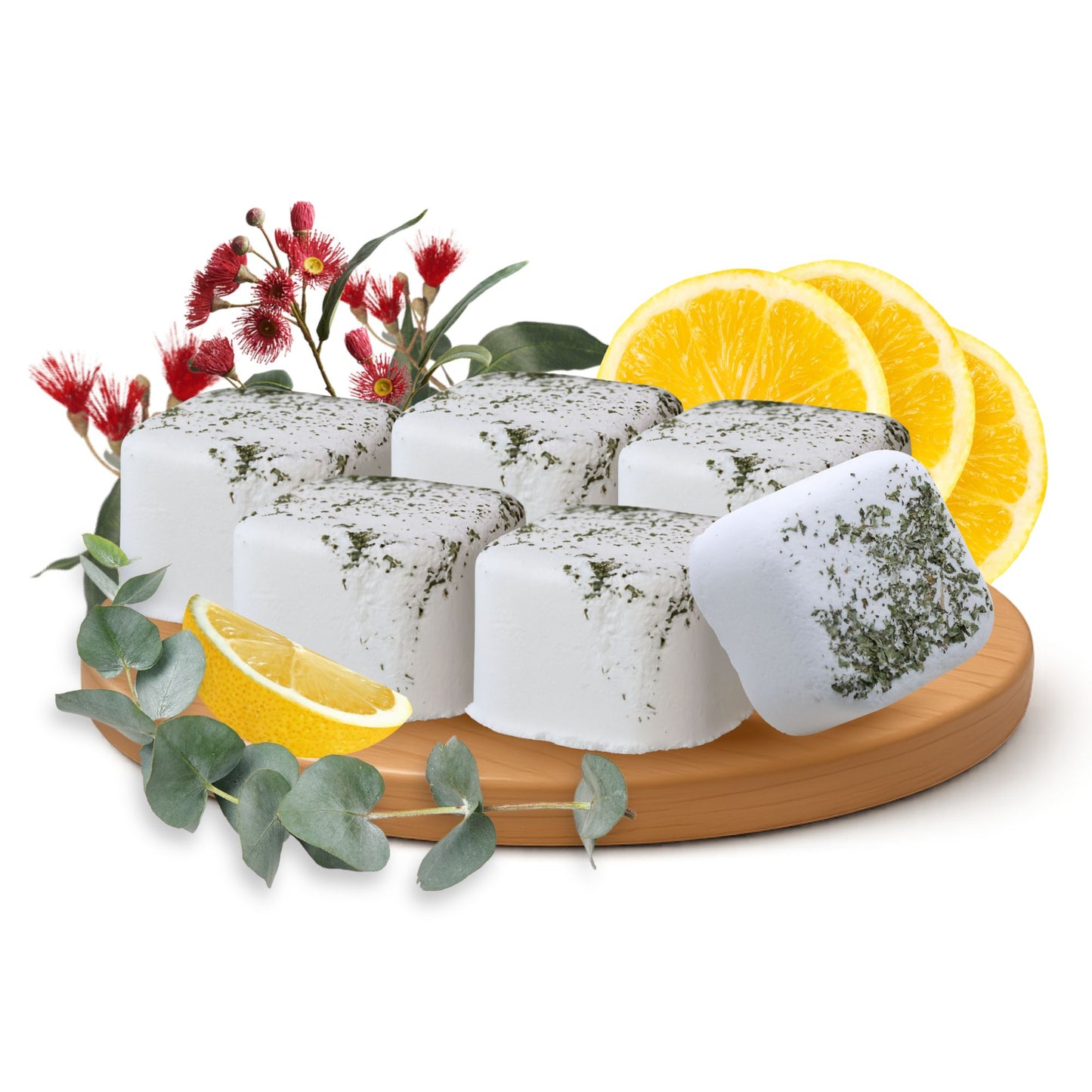 Eucalyptus Shower Steamers Set of 6 – Aromatherapy Tablets for Relaxation & Self Care