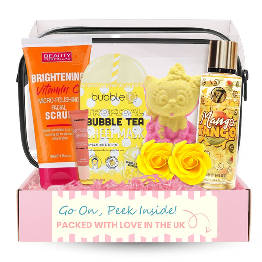 Girls Pamper Set – Glow Up Skincare & Self Care Gift Bag with Essentials