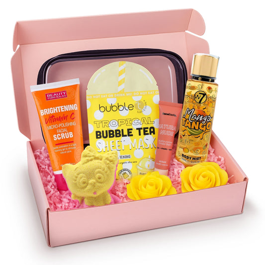 Girls Pamper Set – Glow Up Skincare & Self Care Gift Bag with Essentials